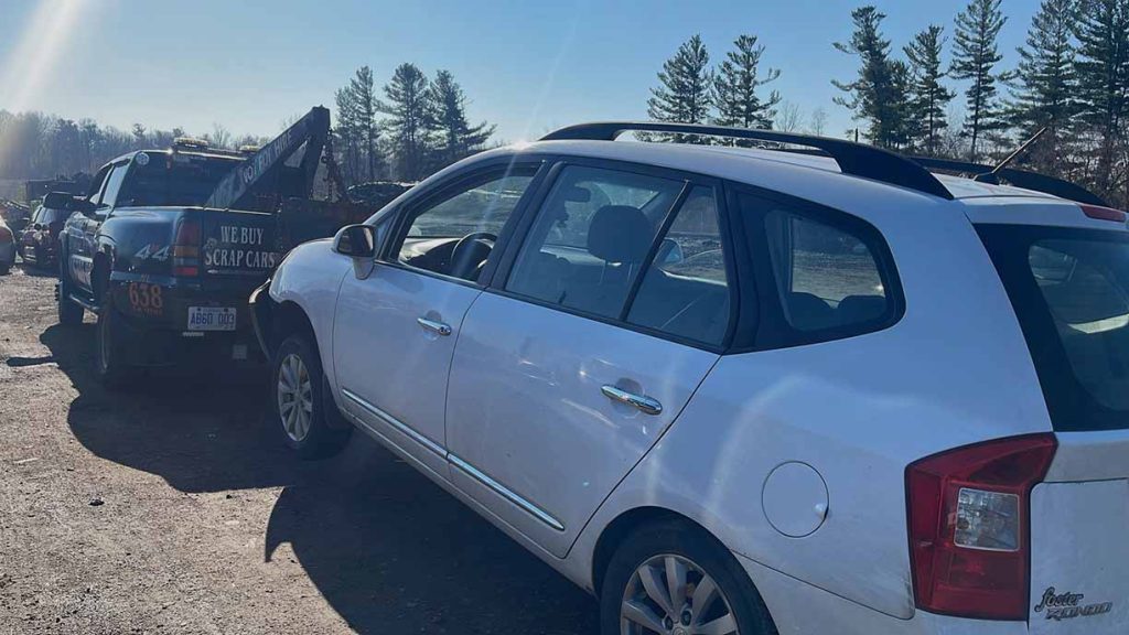 scrap car removal in Whitby